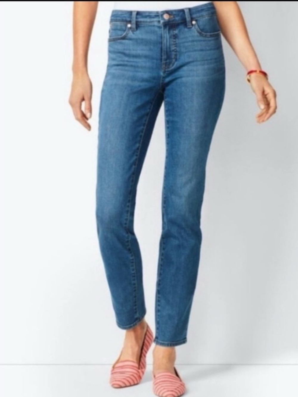 Talbots Flawless Five-Pocket Straight Jeans
